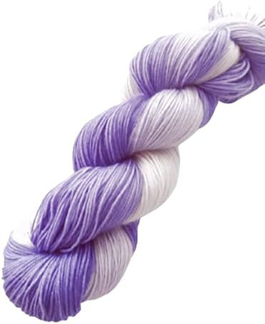 Sockenwolle handgefärbt 100 g ca 420 m 75% Wolle/25% Polyamid lila