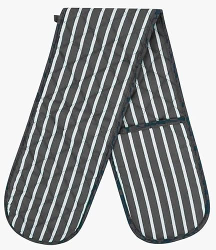 Oven Gloves Double Oven Mitts Striped Gloves Heat Resistant Oven Gloves Oven Proof Gloves Long Oven Cooking Gloves Pot Holder Heat Resistant Mitt