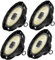 Anten LED Hallenstrahler 200W | Industrielampe 34000LM | LED Strahler UFO Highbay 6000K, Werkstattlampe 120°Abstrahlwinkel, IP65 Hallenbeleuchtung Gewerbliche Lager Werkstatt Garage - 4pcs