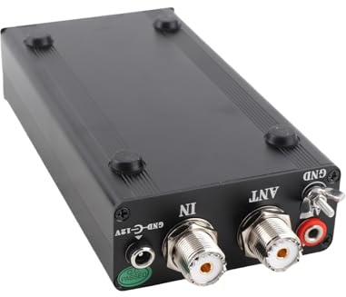 ATU-130 1, 8‑50 MHz 200 W Mikro Kurzwellen Automatischer Antennentuner Mini Antennentuner mit Metallgehäuse