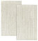 HAMID - Pack 2 Alfombras de Yute Granada 110 x 60cm - 100% Fibra de Yute Natural - Alfombras Suave - Tejida a Mano - Alfombra de Salón, Comedor, Dormitorio - Marfil