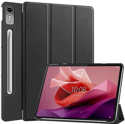 zZjoOoj Cover per Lenovo Tab P12 Paper / P12(2023)12.7'',Con Super Sottile Leggero Copertura with Auto Wake/Sleep (Nero)