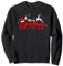 Rentier Weihnachtsmann Hut Zapfen Merry Christmas Sweatshirt