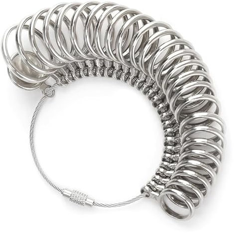 Ring Sizer Ring Measurement Tool Gauge Set for Men and Women, Perfect for Wedding and Engagement Rings