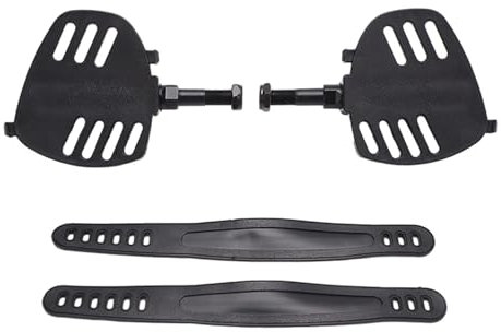 LOVIVER Heimtrainer-Pedal mit Riemen, Trainingsgerät, rutschfest, wiederverwendbar, Mehrzweck-Ersatzpedal für Fitnessstudio, Fitnesscenter, Zuhause