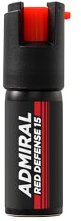 Spray Anti-Agresión 15 ML - Marcaje UV - Admiral Defense - Formato Bolsillo & Bolso - Alcance 3M - Aprobado por la Policía - Seguridad Personal & Protección Compacta