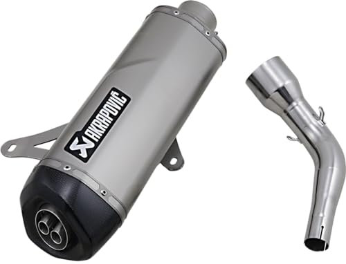AKRAPOVIC Pot d'échappement silencieux adaptable avec pour Vespa GTS 125 I.E.