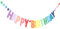 KieTeiiK Alles Gute Zum Geburtstag Geburtstagsdekoration Erste Babyparty Regenbogen Partyzubehör Papierbuchstaben Für Erwachsene