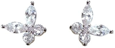 Creolen Mit Quaste geometrische bunte Weihnachtsohrringe, Weihnachtsschmuck, Geschenk für Frauen Mädchen (Silver, One Size)