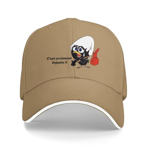RDCGRS Casquette de Baseball Calimero Anime Multicolore Chapeau Peaked Unisexe Cap Go Casual Visière Protection Chapeaux en Plein air Cadeaux de Vacances