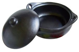 1 Litre Tierra Negra Round Casserole, Fired Clay