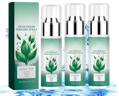 MavChanolia Neues Grüntee-Achsel-Deospray, Mini-Reise-Deospray, natürliches Grüntee-Antitranspirant-Achselwasser, langanhaltendes Deodorant, frischer Duft