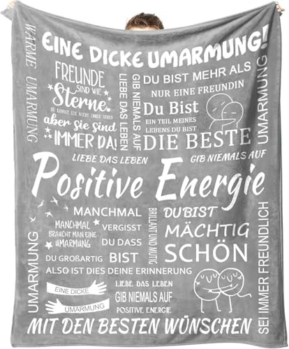 Hsientpe Kuscheldecke Flauschig | Umarmung Geschenke für Frauen Männer Freundin Schwester Mama Papa,Wohndecke Warm Weich zum Geburtstag Weihnachten Valentinstag Ostern Muttertag 130 * 150cm