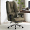 EXCEBET Ergonomic Mesh Office Chair with Footrest – High Back Executive Swivel Desk Chair with Adjustable Armrests, Breathable Backrest, for Home & Office, Supports up to 400 lbs (Mesh Light Green)