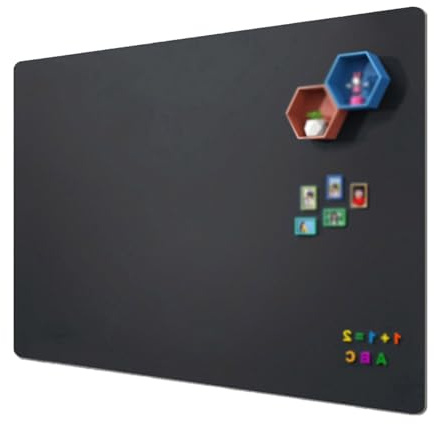 Self Adhesive Magnetic Whiteboard Wallpaper Roll Multicolor Multiple Sizes(Black,47.2x59.0in(120x150cm))