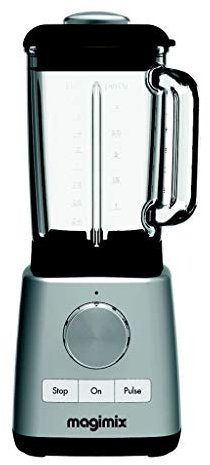 Magimix 11625 Mixeur en verre 1,8 l 1200 W Chromé Blender 600 tr/min, 15 000 tr/min
