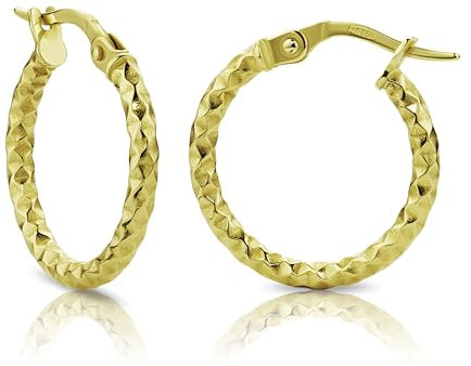 Orovi Ohrringe Damen Gelbgold 14 Karat / 585 Gold Creolen