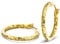 Orovi Ohrringe Damen Gelbgold 14 Karat / 585 Gold Creolen