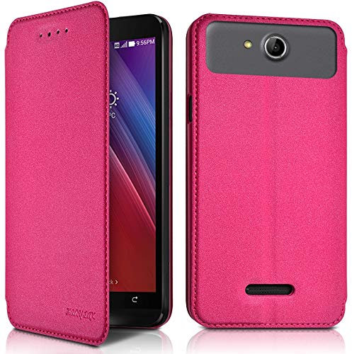 KARYLAX - Custodia a libro per smartphone Logicom Le Hello 5 4G, colore: Rosa