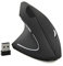 Souris pour gaucher, rechargeable 2,4 G, souris verticale ergonomique sans fil avec récepteur USB, 6 boutons et 3 DPI réglables 800/1200/1600 pour ordinateur portable, ordinateur de bureau (main