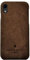Porter Riley - Lederhülle für iPhone XR. Premium Ultra Dünn Echtleder Cover/Ledertasche/Backcover kompatibel mit iPhone XR (Schokoladenbraun)