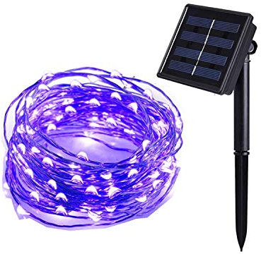 Tuokay 22M 200 LED Ghirlanda di Luci 8 Modalità di Filo di Rame Luci Impermeabili per la Decorazione, Matrimoni, All'aperto e Interni (Viola)
