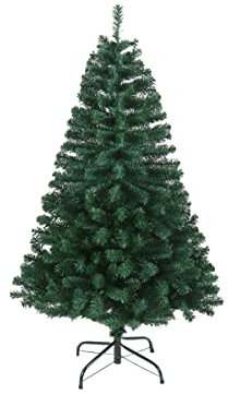 SVITA Weihnachtsbaum künstlich mit 460 Zweig-Spitzen inkl. Metall Ständer Tannenbaum Kunstbaum (Luvi-Nadeln | 150cm)