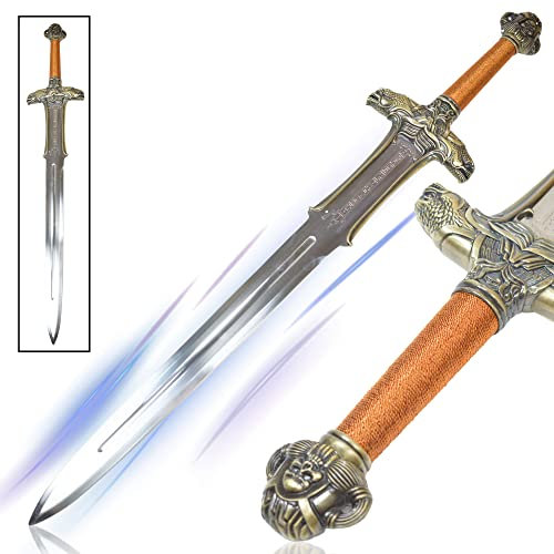 Swords and more Das Atlantean Schwert - Dekoversion, Conan der Barbar Sword, Conan, Metall Schwert 98,8cm Gesamtlänge, Film Merchandise Deko Schwert