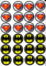 24 Muffin & Cupcake Aufleger Premium Esspapier Batman Superman C1