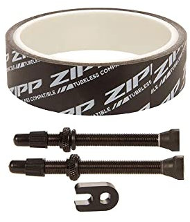 ZIPP Kit TUBELESS Cinta 26mm/2 VALVULAS Presta 60 Accesorios Bici, Adultos Unisex, Multicolor (Multicolor), Talla Única