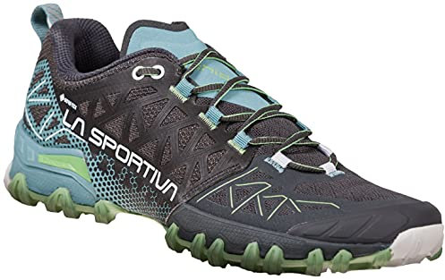 LA Sportiva Damen Bushido II GTX Traillaufschuhe, Carbon/Mist, 42 EU