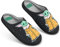 Disney Zapatillas Hombre Casa - Grumpy y Baby Yoda Pantuflas Hombre, Suela Antideslizante, Talla 39-47, Regalos Navidad (Negro Baby Yoda, 41 EU)