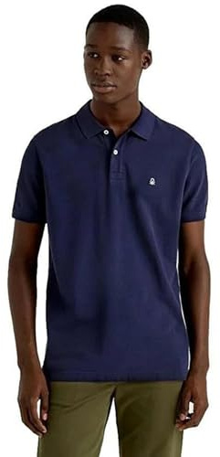 United Colors of Benetton Herren Poloshirt M/M 3089J3179 Polohemd, Dunkelblau 016, X-Small