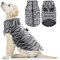 Oslueidy Reflektierender Hundemantel,Winterhundejacke Warme Welpenweste wasserdichte Haustierkleidung Bekleidung für kleine mittlere Hunde Chihuahua Teddy Bomei Schnauzer