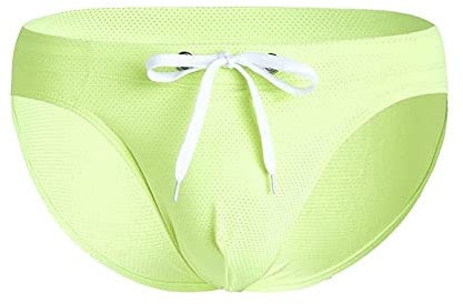 PBHYDK Grüner Low Waist Badeanzug Herren Badehose Badeunterwäsche Wassersportbekleidung Homosexuell Bademode Badeanzug Mann Herren Bikini Unterwäsche Slip Unterhose