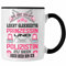 Trendation - Polizistin Geschenk Tasse mit Spruch Geschenke Polizei Frauen Lustig Blaulichtmilieu (Schwarz)