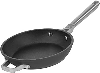 Ninja Foodi ZEROSTICK Poêle empilable de 20 cm, Antiadhésive, Aluminium anodisé dur, Gain de place, Toutes plaques y compris induction, Résistante, Compatible lave-vaisselle, Gris C50020EU