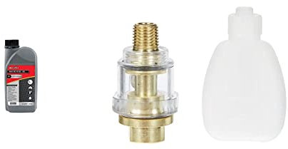 Mecafer 122014 Huile compresseur + Outils pneumatiques 1 L & 153154 Mini-huileur + Burette
