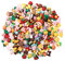 JIHUOO 50 Pcs Resin Fruit Animal Charms Slime Nail Charms Flat Back Craft Charms Flatback Cabochons Buttons Scrapbooking Embellishments for Pencil Case