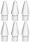 flintronic 6PCS Puntas Compatible con Apple Pencil 1 y 2 Generación, Puntas de Lápiz de Apple iPad Pro, Puntas para el Apple Pencil para iPad Pro Ipencil, Blanco