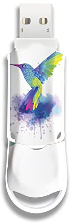 Integral 128GB Colibri Xpression USB 3.2 Gen 1 Flash Drive - clé USB au Design élégant - Idéale pour Le Stockage & la Sauvegarde pour études, Travail & Loisirs, idée Cadeau Amusante & Originale