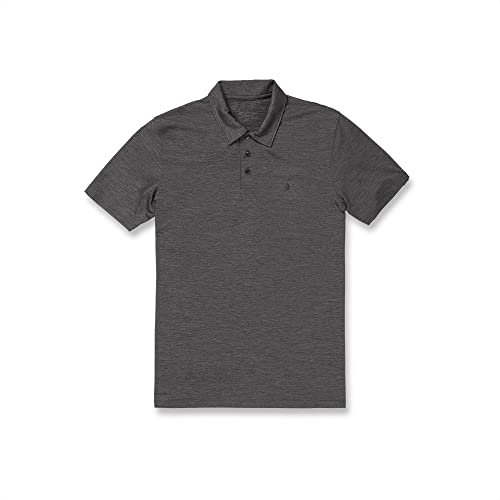 Volcom Hazard Performance Polo de Golf à Manches Courtes léger, Storm Cloud 1, XXL Homme