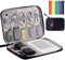 OrgaWise Kabeltasche Kabelorganizer Reisen Kabel Etui Elektronik Zubehör Organizer Tasche Universaltasche für Bag Accessories Handy Ladekabel, Powerbank, USB Sticks (Ties-Black)
