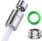 Esufeir 360 Giratorio Aireador Grifo Cocina FM22/M24 con Adaptador,Extension Difusor Atomizador Fregadero,Boquilla Cabezal Filtro Extensor Grifo Lavabo,Alargador Alcachofa Dosificador Acople Ducha