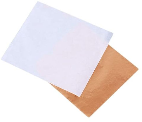 WEIDU 100 Stück 24 Karat Blattgold, essbare Goldfolienblätter für Lebensmittel, Kuchen, Dekoration, Kunst, Handwerk, Papier, Zuhause, echte Goldfolie, Vergoldung