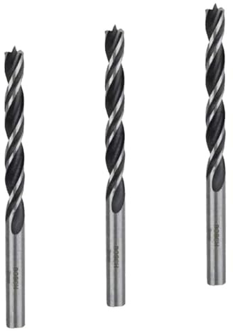 Bosch Professional Brad Point Drill Bit (for Wood, Ø 8 x 75 x 117 mm, Accessories Rotary Drills) (Pack of 3)