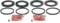 Front Brake Caliper Repair Kit For CHRYSLER 300C DODGE CHALLENGER CHARGER