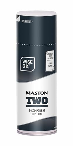 Maston Spray Paint 2K Two High Gloss Anthracite Grey RAL7016 400ml