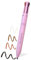 iLamvie 4-In-1 Make-Up Stift, Eye Liner, Brow Liner, & Highlighter Stift, Wasserdicht All In One Make-Up Stift Auge Langanhaltender, Auge Langanhaltender(Pink)