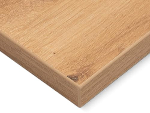 HausFux Spanplatte nach Maß - 1,9 cm stark, melaminbeschichtet, mit ABS-Kante - Made in Germany - Maßanfertigung - für Möbel- und Innenausbau (Artisan Eiche, 40 x 40 cm)